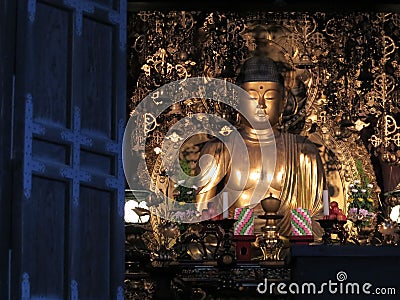 Golden Buddha Stock Photo