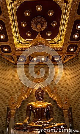 Golden Budha Temple - Samphanthawong Stock Photo