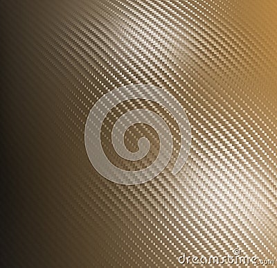 Golden carbon fiber background Stock Photo