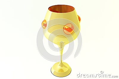 Golden Chalice Stock Photo