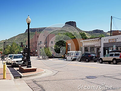 Table Mountain near Golden Colorado Editorial Stock Photo