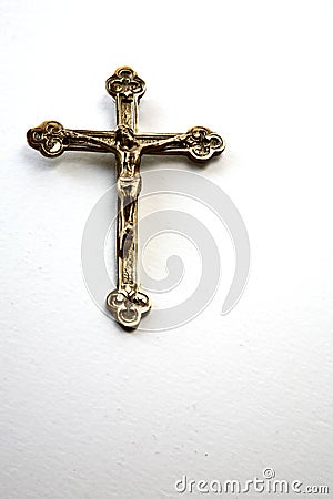 Golden Cross Stock Photo