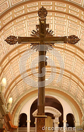 Golden Cross Editorial Stock Photo