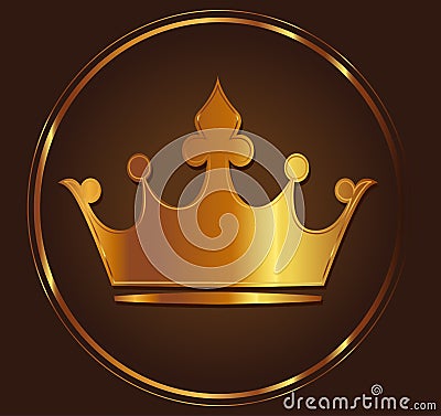 Golden crown Vector Illustration