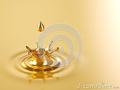 Golden Crown Stock Photo