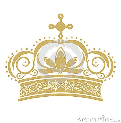 Golden crown Vector Illustration