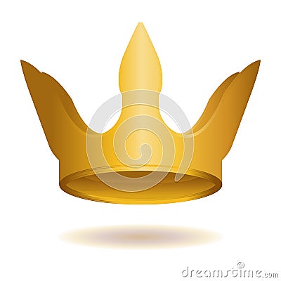 Golden crown Vector Illustration