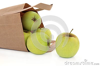 Golden Delicious Apples Stock Photo