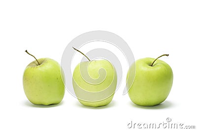 Golden Delicious Apples Stock Photo