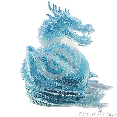 Golden dragon Stock Photo