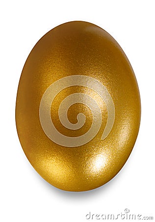 Golden egg, concept of Making Money Stock Photo