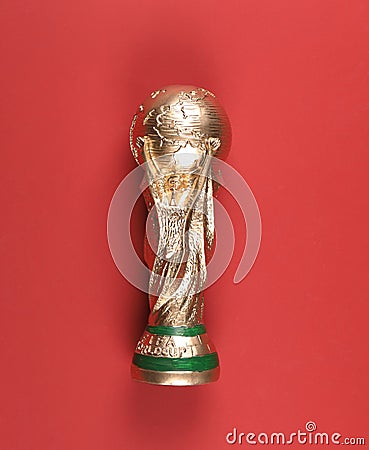 golden football world cup Editorial Stock Photo