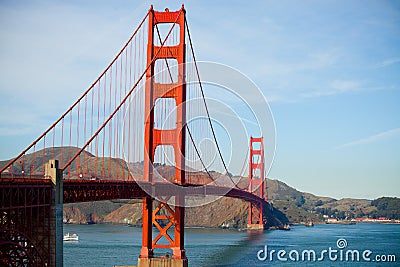 The Golden Gate Bridge Stock Photo