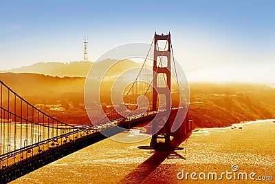 Golden Gate Bridge Stock Photo