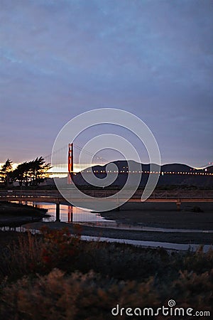 Golden Gate Bridge Stock Photo