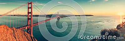 Golden Gate bridge, San Francisco California Stock Photo