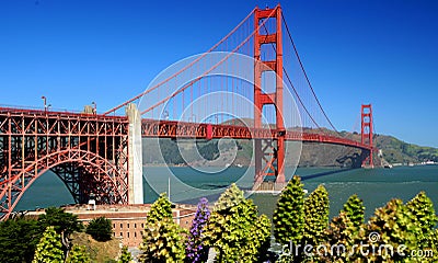 Golden Gate Bridge Stock Photo