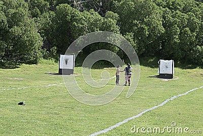 Golden Gate Park Archery Field 6 Editorial Stock Photo