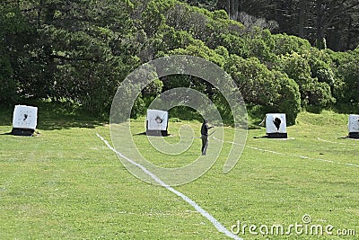 Golden Gate Park Archery Field 3 Editorial Stock Photo