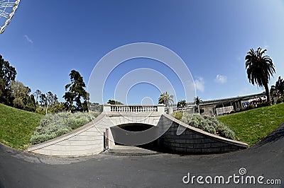 Pedestrian Tunnels and Bridges Golden Gate Park 4 Editorial Stock Photo