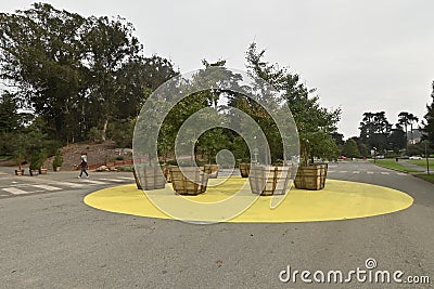 JFK Promenade Golden Mile Golden Gate Park 5 Editorial Stock Photo