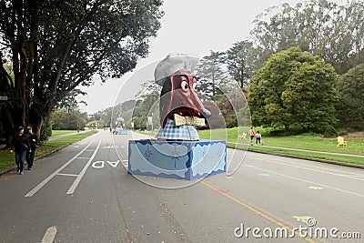 JFK Promenade Golden Mile Golden Gate Park 35 Editorial Stock Photo