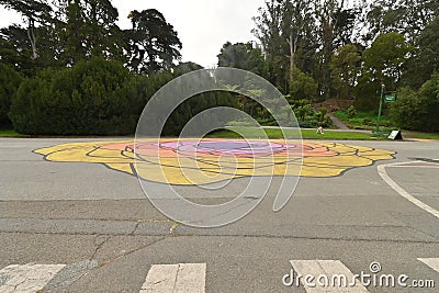 JFK Promenade Golden Mile Golden Gate Park 23 Editorial Stock Photo