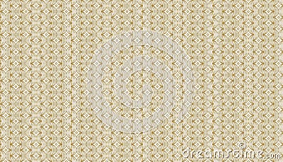 Golden geometric pattern, part 29 Vector Illustration