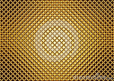 Golden glass mosaic Stock Photo