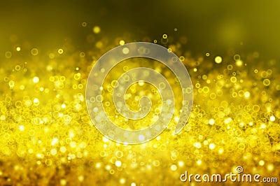 Golden glitter background. Stock Photo