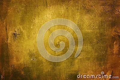 Golden grungy background Stock Photo