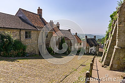 Golden Hill road, Dorset England, Europe Stock Photo