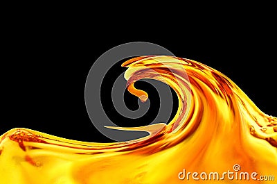 Honey wave. Stock Photo