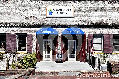 Golden House Gallery Editorial Stock Photo