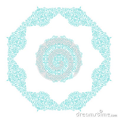 Golden islamic ornament Vector Illustration