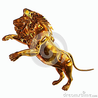 Golden Lion Stock Photo