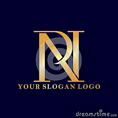Logo letter R and N Vector Illustration