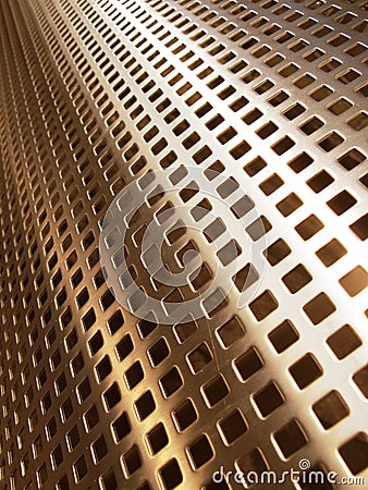 Golden mesh Stock Photo