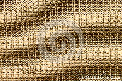 Golden mesh pattern Stock Photo