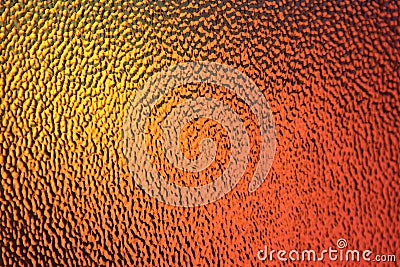 Golden Orange and Yellow Glass Background - Abstract Art and Color Stock Photo