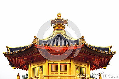 Golden pagoda Stock Photo