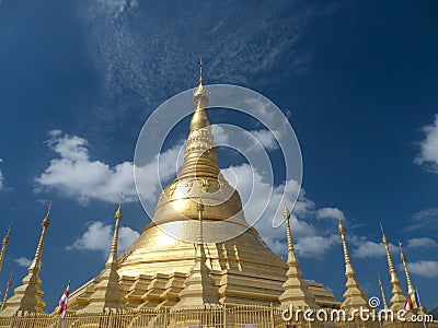 Golden Pagoda Stock Photo