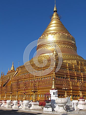 Golden Pagoda Stock Photo