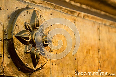 Golden pagoda in Bagan, Myanmar Stock Photo