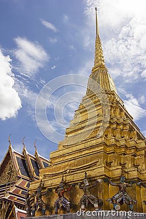 Golden pagoda Stock Photo
