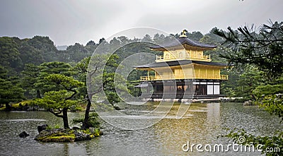 Golden Pavilion Kyoto Stock Photo