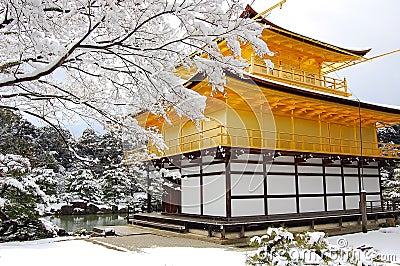 Golden Pavilion Temple Editorial Stock Photo