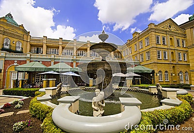 The golden reef city of Johannesburg Stock Photo