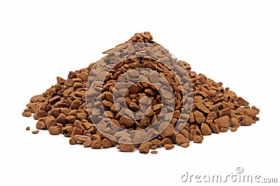 Golden roasted Instant Coffee Stock Photo