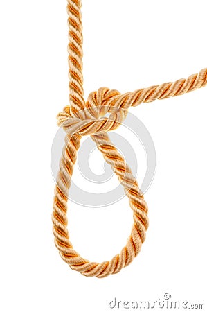 Golden rope Stock Photo